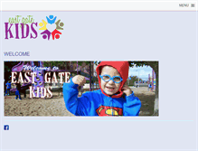 Tablet Screenshot of eastgatekidsabq.com